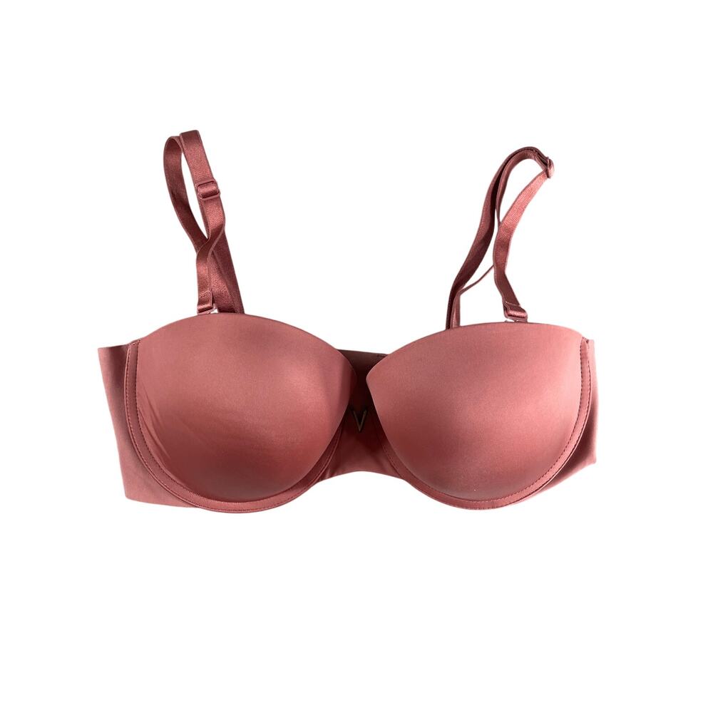 Victoria's Secret Bra Womens 36C Pink Underwire Padded Adj Strap T Shirt Bra